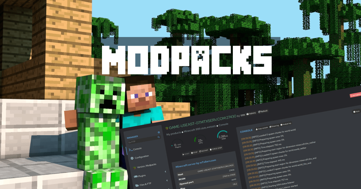 minecraft modpacks with launcher