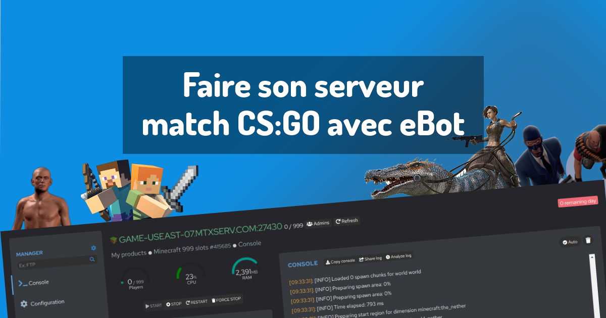 Faire son serveur match CS:GO avec eBot