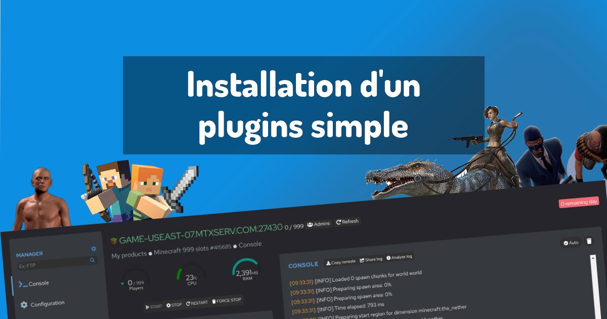 Installation d'un plugins simple