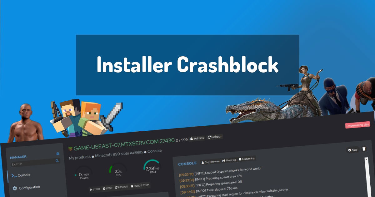 Installer Crashblock