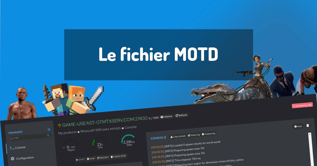 Le fichier MOTD