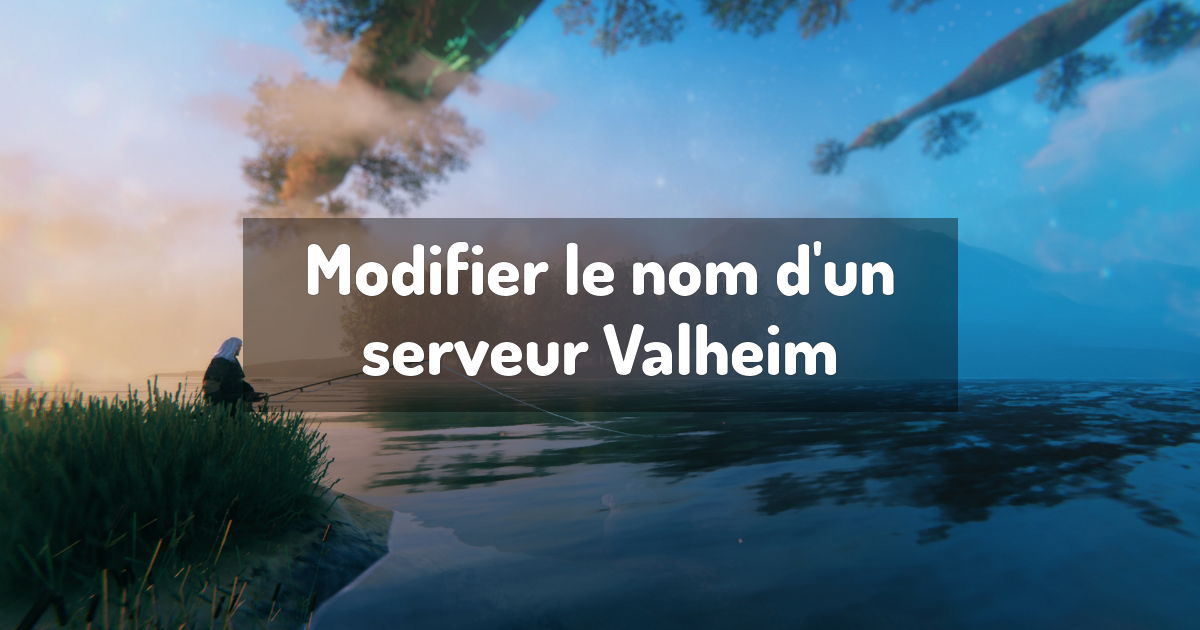 Modifier le nom d'un serveur Valheim