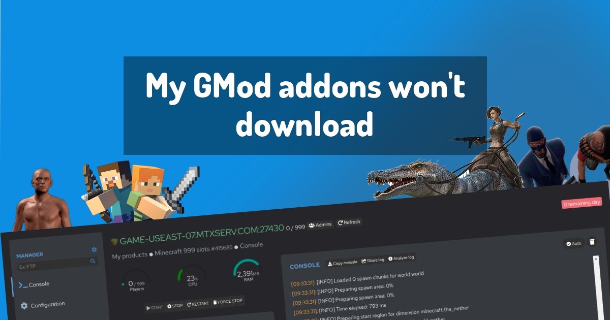 Clearing Cached Steam Addons on Your Garry's Mod Server, Garry's Mod