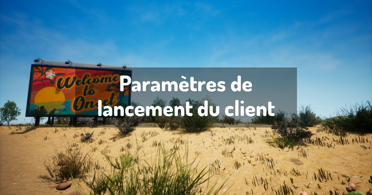 Paramètres de lancement du client